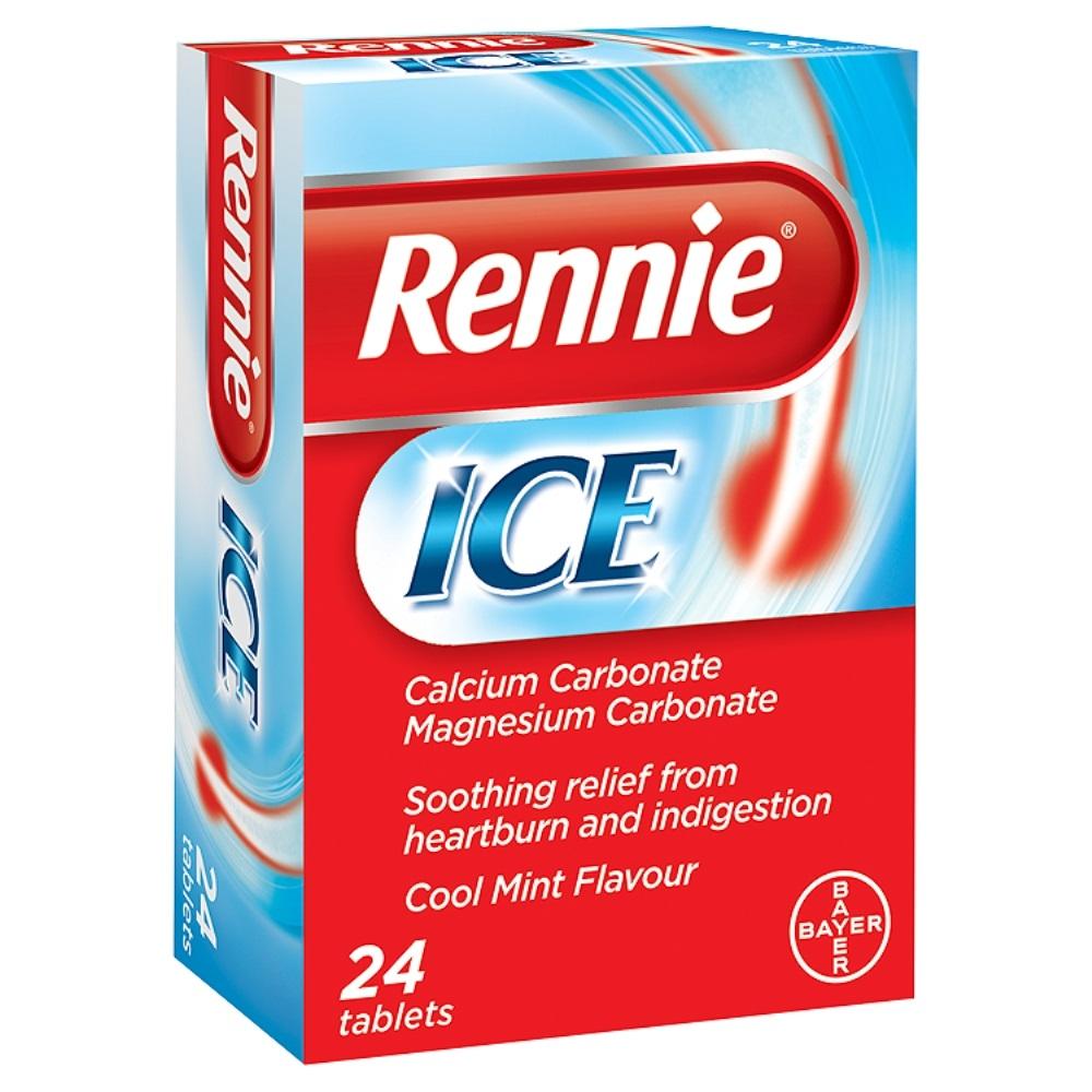 Rennie Ice 24 Tablets Heartburn & Indigestion Chemist4U