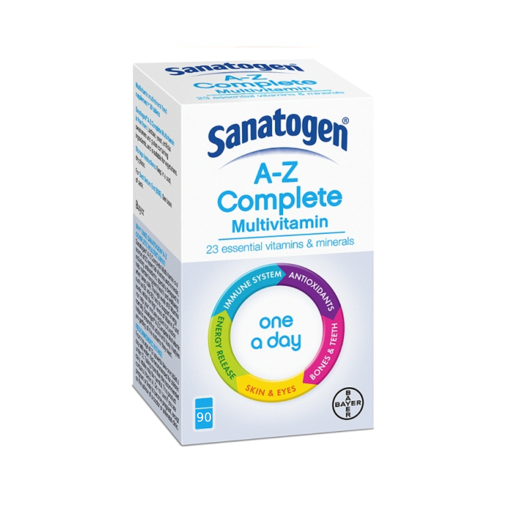 Sanatogen AZ Complete Multivitamin 90 Tablets Chemist 4 U