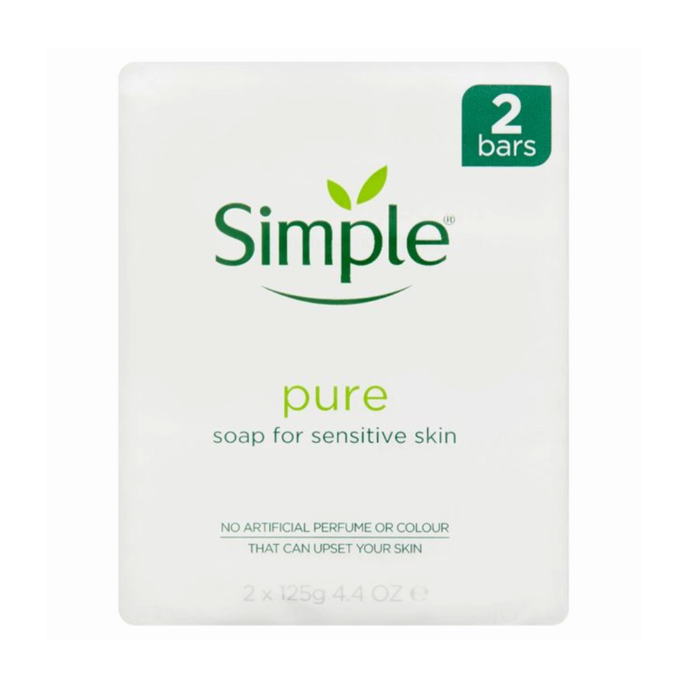 Buy Simple Pure Soap For Sensitive Skin 2 Pack Chemist4U