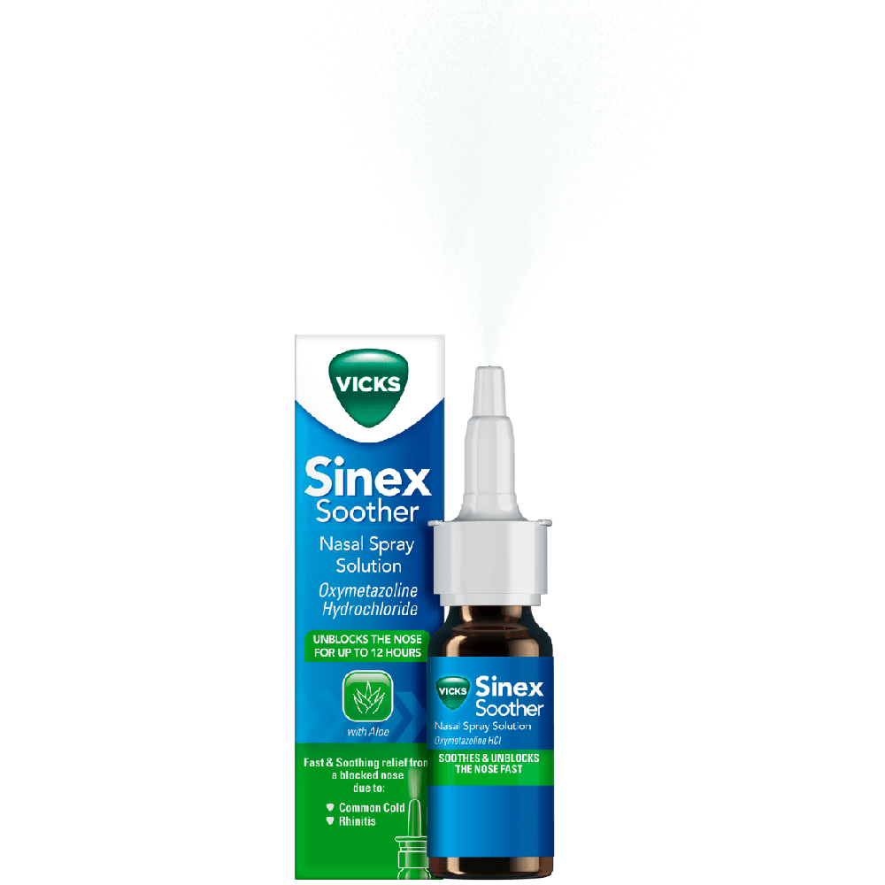 Vicks Sinex Soother Nasal Spray 15ml Blocked Nose Chemist 4 U
