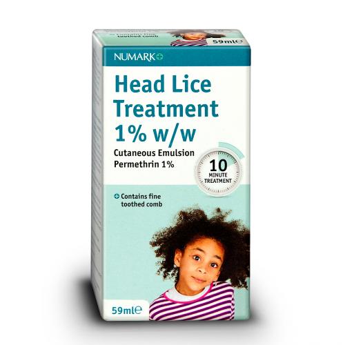 Numark Head Lice Treatment & Toothed Comb 59ml Chemist 4 U