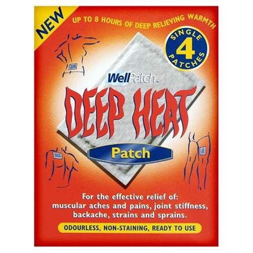 Deep Heat 4 Regular Heat Patches Chemist 4 U