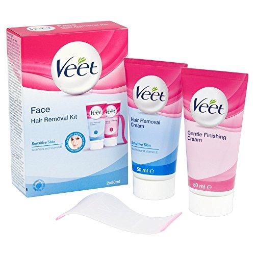 Veet Face Hair Removal Kit Sensitive Skin Twin Pack