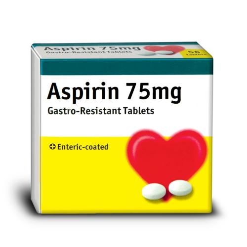 Aspirin Tablets 75mg 28 Tablets Chemist4U