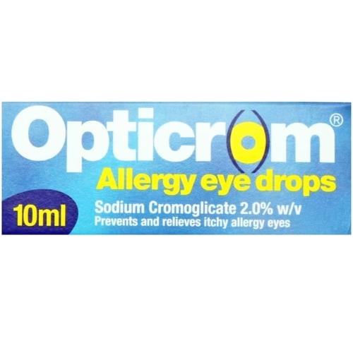 Buy Opticrom Allergy Eye Drops 10ml Itchy Eyes Chemist4U