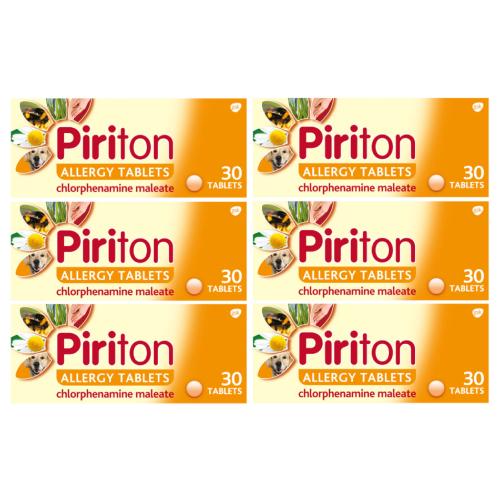 Cheapest Piriton 500 Tablets With Free Delivery Buy Piriton Hay Fever and Allergy Relief 30 Tablets - 6 Pack