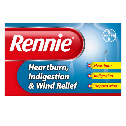 Buy Rennie Heartburn, Indigestion & Wind Relief 24 Chewable Tablets