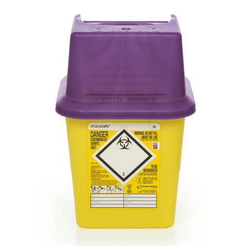Buy Sharpsafe Purple Sharps Bin 4 Litre Chemist4U